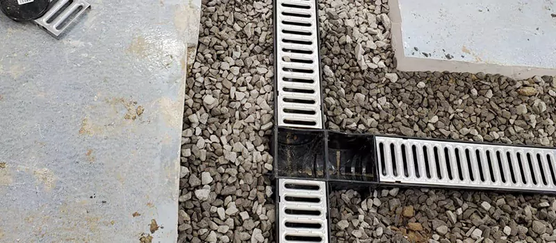 Storm Water Trench Drain Repair in York, Toronto